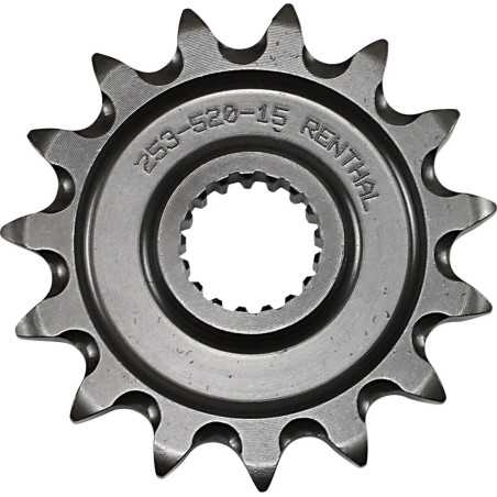 Piñón delantero RENTHAL 15 dientes, paso 520 para HONDA CR 250, CR 500, CRF 250 F, CRF 450, TRX 450 de 1988 a 2024