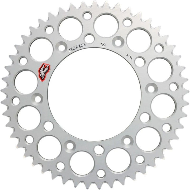 Ultra-light rear sprocket RENTHAL for HONDA, KAWASAKI CR, CRF 150 F, CRF 230 F, CRF 250 F, XR, ZX from 1984 to 2026