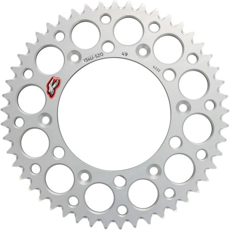 Ultra-light rear sprocket RENTHAL for HONDA, KAWASAKI CR, CRF 150 F, CRF 230 F, CRF 250 F, XR, ZX from 1984 to 2026