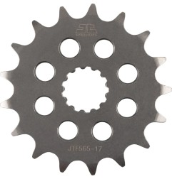 Front sprocket JT SPROCKETS for CF MOTO, KAWASAKI, MOTO MORINI, SUZUKI, TRIUMPH, VOGE, YAMAHA from 1975 to 2026 - Ref. JTF565.17