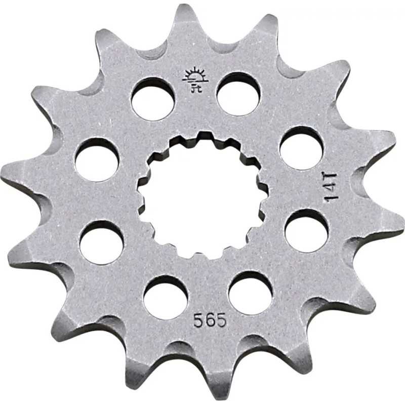 Front sprocket JT SPROCKETS 14 teeth, 520 pitch for CF MOTO, KAWASAKI, MOTO MORINI, SUZUKI, TRIUMPH, VOGE, YAMAHA Front sprocket JT SPROCKETS 14 teeth, 520 pitch for CF MOTO, KAWASAKI, MOTO MORINI, SUZUKI, TRIUMPH, VOGE, YAMAHA
