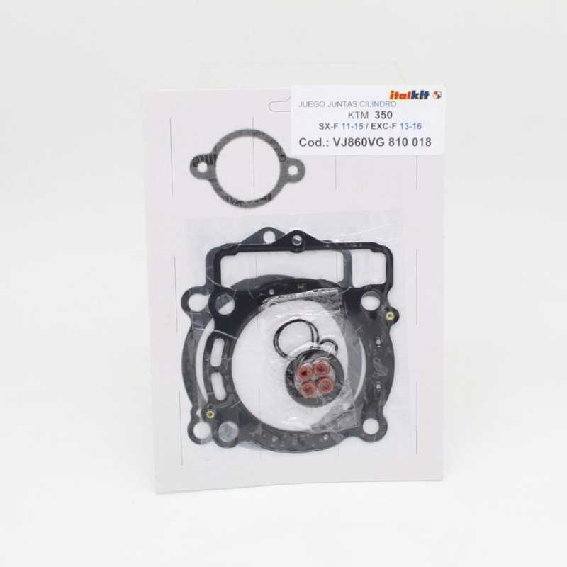 ITALKIT -Dichtungssatz für den oberen Motor der KTM 350 SX-F (Baujahre 2011 bis 2016) und der 350 EXC-F (Baujahre 2013 bis 2016)