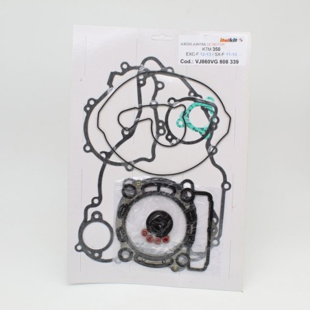 ITALKIT complete engine gasket pack for KTM 350 EXC-F from 2012 to 2016 and 350 SX-F from 2011 to 2012