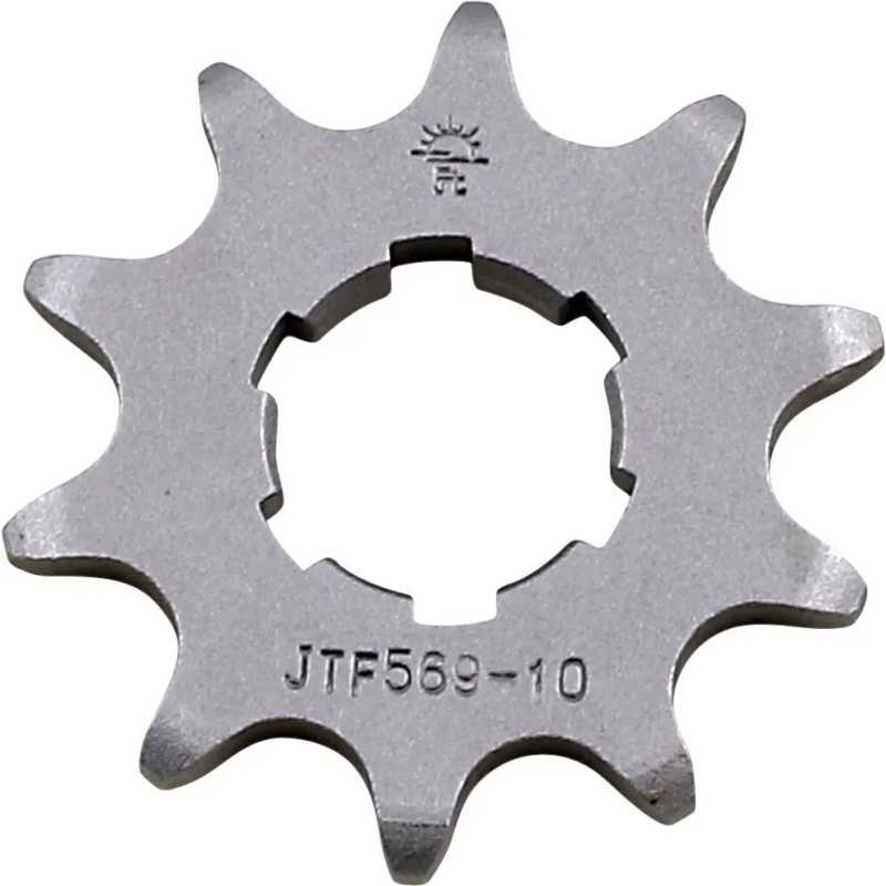 Piñón de salida JT SPROCKETS 10 dientes, paso 520 para KAWASAKI, YAMAHA, KDX, KL, KLX, Z, DT, IT, RZ, SR, TT, TY, WR, XT, XV