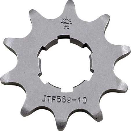Piñón de salida JT SPROCKETS 10 dientes, paso 520 para KAWASAKI, YAMAHA, KDX, KL, KLX, Z, DT, IT, RZ, SR, TT, TY, WR, XT, XV