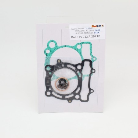 ITALKIT engine gasket pack for KAWASAKI KX 250 F from 2004 to 2008 and SUZUKI RMZ 250 from 2004 to 2006