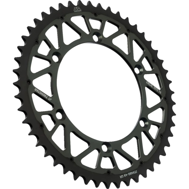 Couronne arrière Twinstar JT SPROCKETS pour KAWASAKI, SUZUKI, KDX, KLX SF, KX F de 1979 à 2026