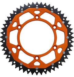 Couronne double MOOSE OFFROAD pour GAS GAS, HUSQVARNA, HUSABERG, KTM, EX 250 F, EC 250 F, MC 250 F, EX, TC de 1989 à 2023