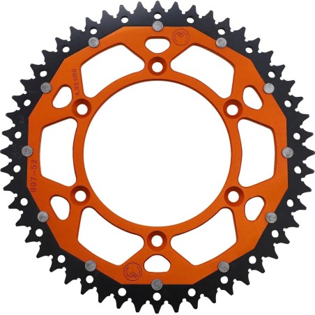 MOOSE OFFROAD doble corona para GAS GAS, HUSQVARNA, HUSABERG, KTM, EX 250 F, EC 250 F, MC 250 F, EX, TC de 1989 a 2023