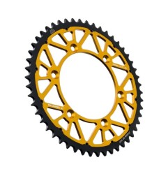 Couronne hybride acier/aluminium Twinstar JT SPROCKETS pour KAWAZAKI, SUZUKI, DR 350 SE, RM 100 de 1979 à 2026