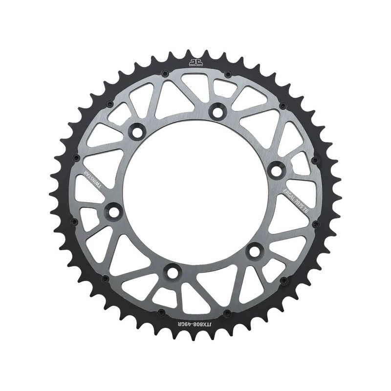 Twinstar rear sprocket JT SPROCKETS for KAWAZAKI, SUZUKI, DR 250, RMX 250 from 1979 to 2026