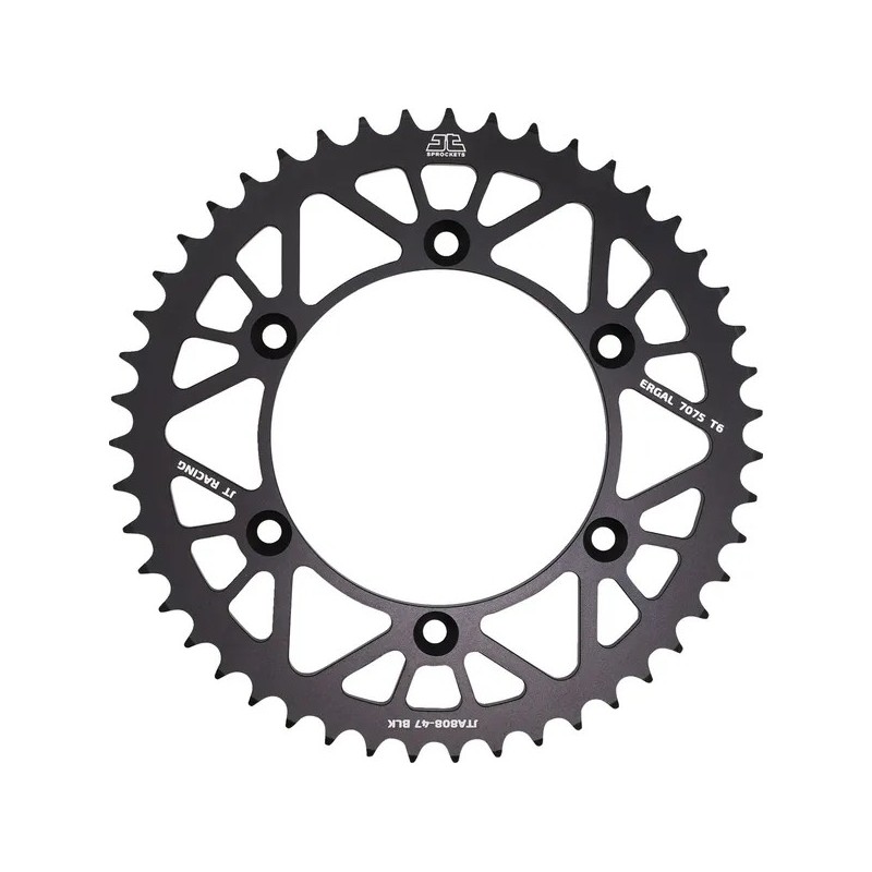 Couronne arrière aluminium RaceLite JT SPROCKETS pour Kawasaki, Suzuki, RMX 250, TS 125 R de 1979 à 2026