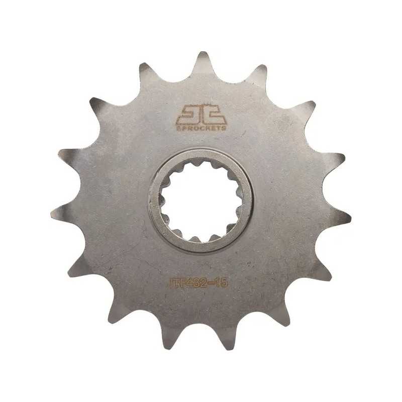 Piñón de eje secundario JT SPROCKETS 15 dientes, paso 520, para BETA, KAWASAKI, YAMAHA, DR 250 SE