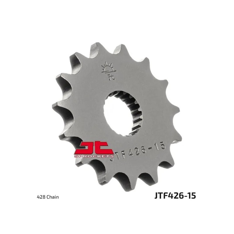 Piñón delantero JT SPROCKETS para HYOSUNG, KREIDLER, SUZUKI, RM 100, LT125 de 1976 a 2014