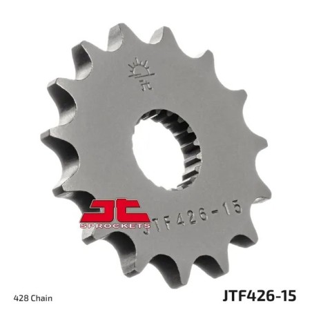 Piñón delantero JT SPROCKETS para HYOSUNG, KREIDLER, SUZUKI, RM 100, LT125 de 1976 a 2014