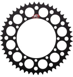 Couronne arrière ultralégère RENTHAL 48 dents pour KAWASAKI, SUZUKI KDX, KLX, KX, RM-Z 1983 à 2024