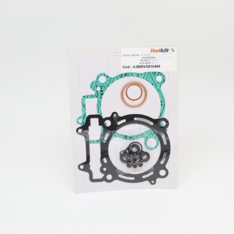 ITALKIT engine gasket pack for KAWASAKI KX 450 F from 2006 to 2008