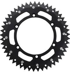 Couronne double MOOSE OFFROAD pour KAWASAKI, SUZUKI KX 125 F, RM-Z 250, KX 450 F, KX 250 F, KDX 220 R de 1982 à 2022