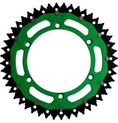 Couronne double MOOSE OFFROAD pour KAWASAKI, SUZUKI KDX, KLX 250 SF, KX 250 F, KX 450 F de 1982 à 2022