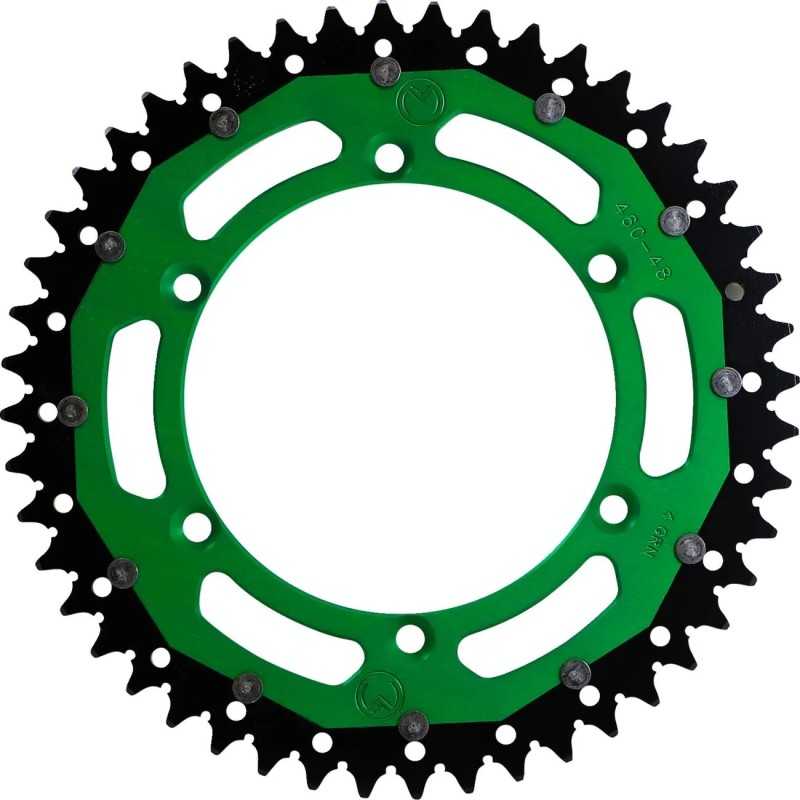 MOOSE -Doppelkette mit 48 Zähnen für KAWASAKI, SUZUKI KDX, KLX 250 SF, KX 250 F, KX 450 F (Baujahre 1982 bis 2022)