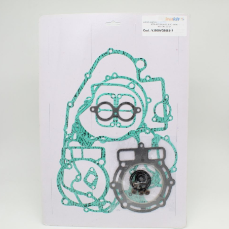 ITALKIT complete engine gasket pack for KTM 400 SX from 2000 to 2002, EXC from 2004 to 2006, 450 EXC from 2003 to 2007