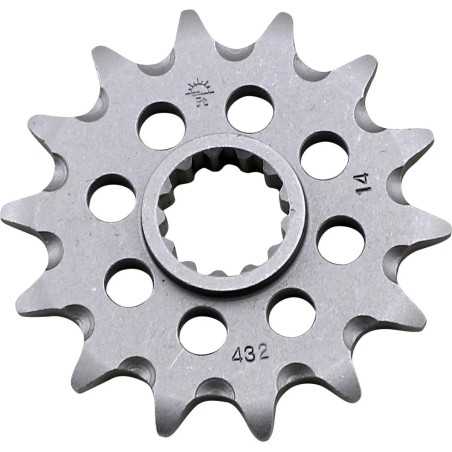 Front sprocket JT SPROCKETS 14 teeth for BETA, KAWASAKI, SUZUKI, JONATHAN 350, KXL 400, DR 350, DR-Z 400, RMX 250