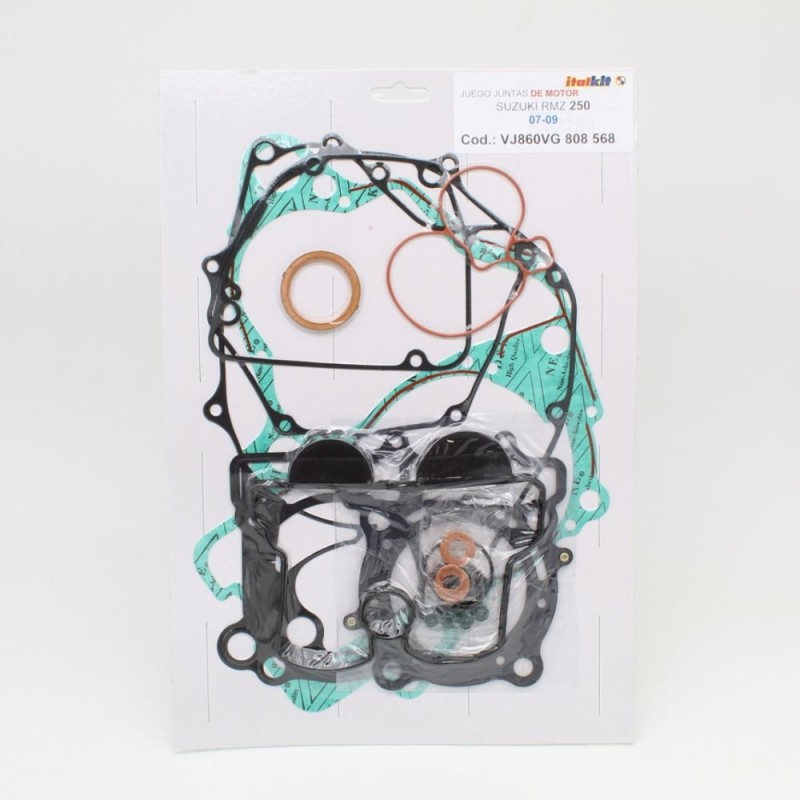 Complete engine gasket kit ITALKIT for SUZUKI RMZ 250 from 2007 to 2009
