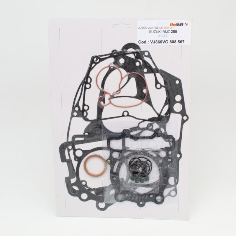 ITALKIT complete engine gasket pack for SUZUKI RMZ 250 from 2010 to 2015