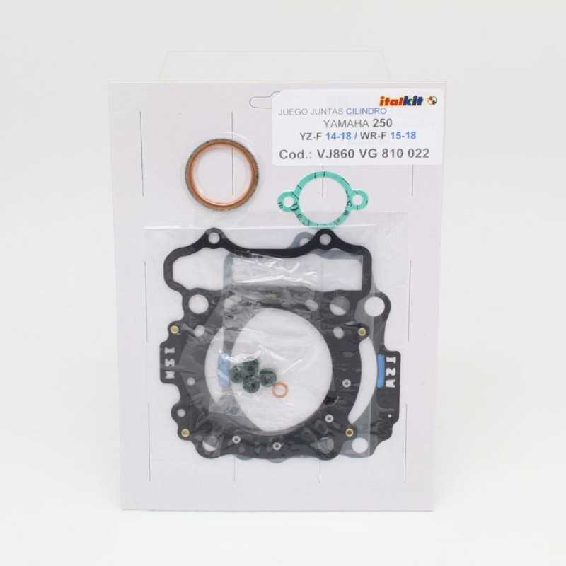 ITALKIT-Motor-Dichtungssatz für YAMAHA 250 YZ F (Baujahre 2014 bis 2018) und 250 WR-F (Baujahre 2015 bis 2019)