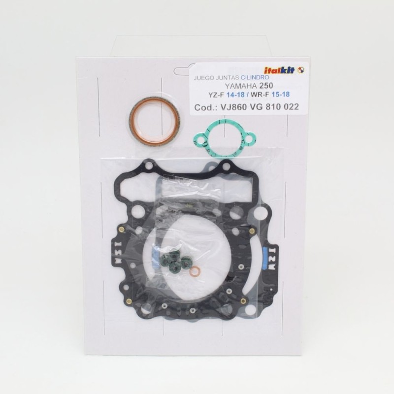 Pack joint haut moteur ITALKIT pour YAMAHA 250 YZ F de 2014 à 2018, 250 WR-F de 2015 à 2019