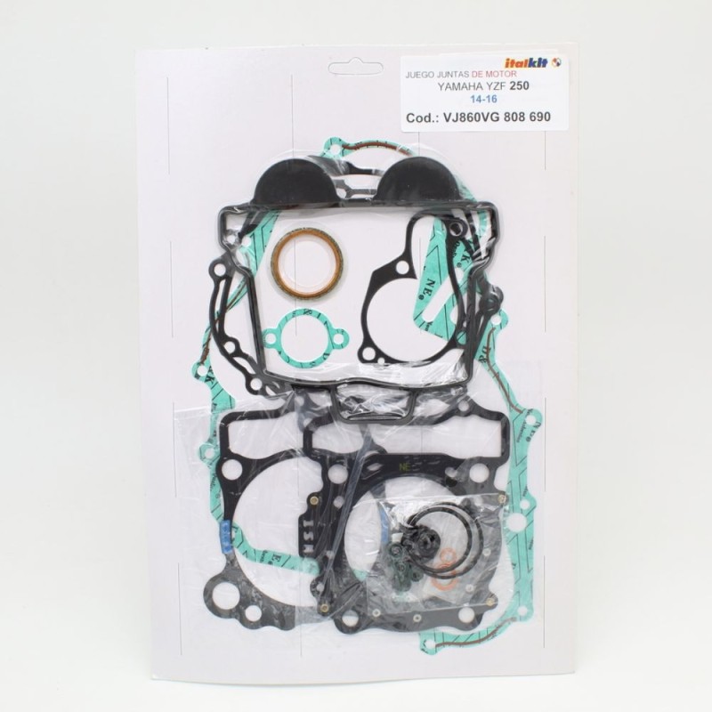 ITALKIT complete engine gasket pack for YAMAHA 250 YZ-F from 2014 to 2018, 250 WR-F from 2015 to 2019