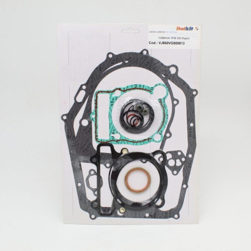 Complete engine gasket pack ITALKIT for YAMAHA Yamaha YFM 350 Raptor from 2005 to 2011, Warrior from 1987 to 2004 Complete engine gasket pack ITALKIT for YAMAHA Yamaha YFM 350 Raptor from 2005 to 2011, Warrior from 1987 to 2004