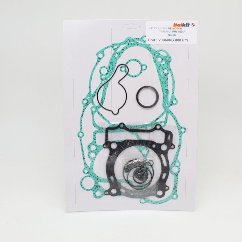Paquete completo de juntas de motor ITALKIT para YAMAHA WR 450 F de 2003 a 2006