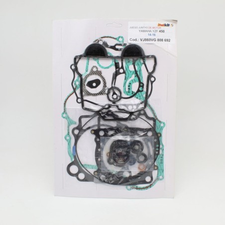 ITALKIT complete engine gasket pack for YAMAHA WR 450 F from 2016 to 2018, YZ 450 F from 2014 to 2017