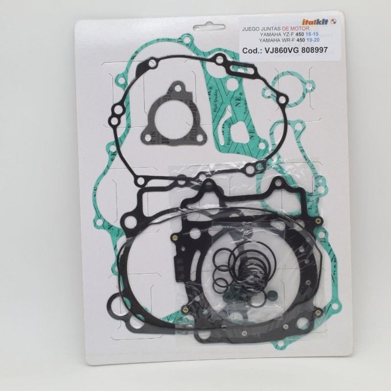 ITALKIT complete engine gasket pack for YAMAHA WR 450 F from 2019 to 2020, YZ 450 F from 2018 to 2019 ITALKIT complete engine gasket pack for YAMAHA WR 450 F from 2019 to 2020, YZ 450 F from 2018 to 2019