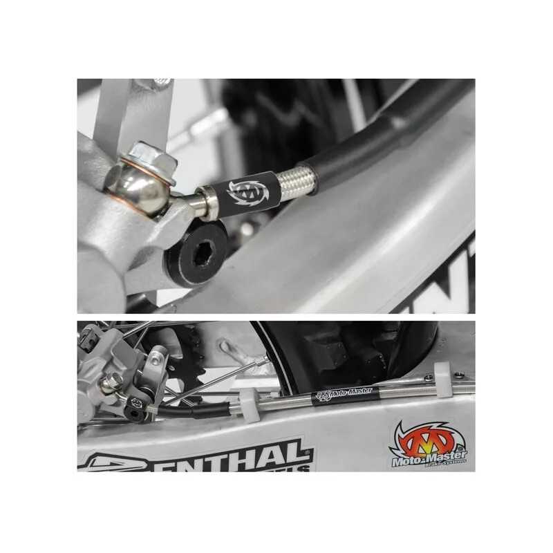 MOTO-MASTER -Edelstahl-Bremsschlauch hinten für GAS GAS, HUSQVARNA, KTM, MC 65, TC 65, SX 65 (Baujahre 2023 bis 2026)
