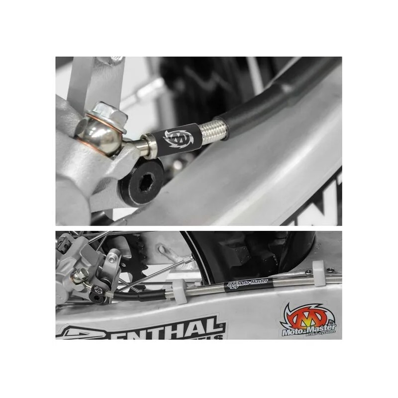MOTO-MASTER latiguillo de freno trasero de acero inoxidable para GAS GAS, HUSQVARNA, KTM, MC 65, TC 65, SX 65 de 2023 a 2026