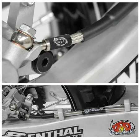 MOTO-MASTER -Edelstahl-Bremsschlauch hinten für GAS GAS, HUSQVARNA, KTM, MC 65, TC 65, SX 65 (Baujahre 2023 bis 2026)
