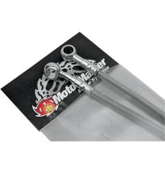 MOTO-MASTER latiguillo de freno delantero de acero inoxidable para APRILIA, BMW, GAS GAS, HUSABERG, HUSQVARNA, MVX de 1995 a 202