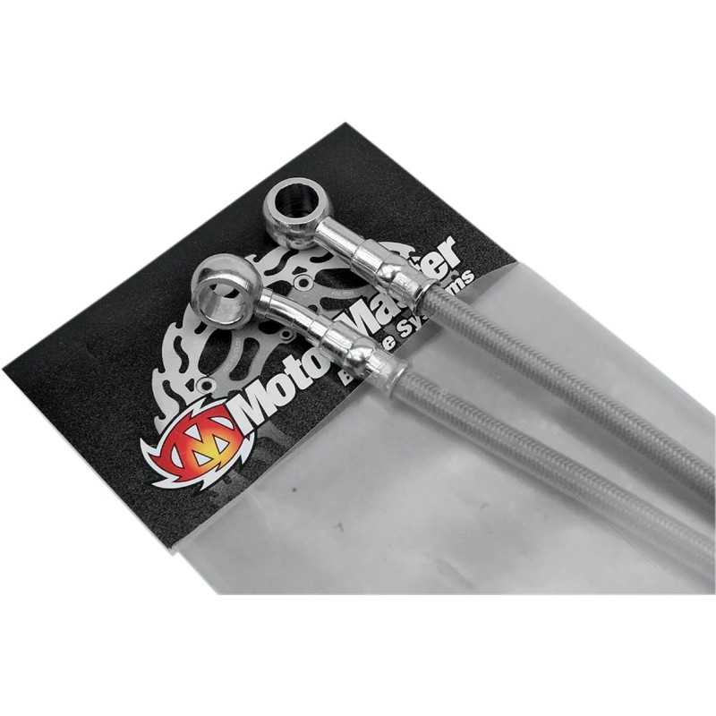 MOTO-MASTER latiguillo de freno delantero de acero inoxidable para APRILIA, BMW, GAS GAS, HUSABERG, HUSQVARNA, MVX de 1995 a 202