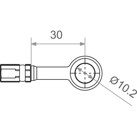 Raccord banjo Varioflex TRW pour Motocross