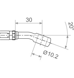 TRW Varioflex banjo coupling for Motocross