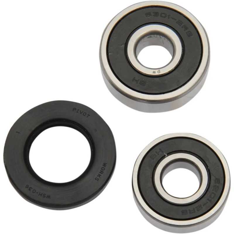 PIVOT WORKS -Satz mit Lagern und Dichtungen für das Hinterrad der HONDA CRF 100 F, CRF 125 F, CRF 70 F und CRF 80 F von 1982 bis