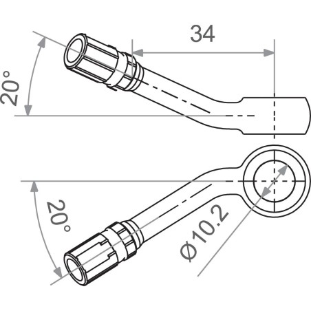 TRW Varioflex banjo coupling for Motocross