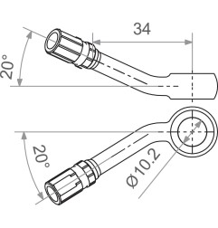 TRW Varioflex banjo coupling for Motocross