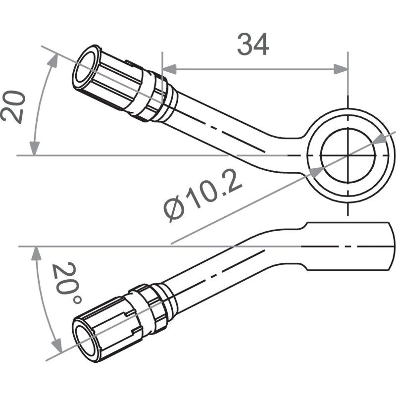 TRW Varioflex banjo coupling for Motocross