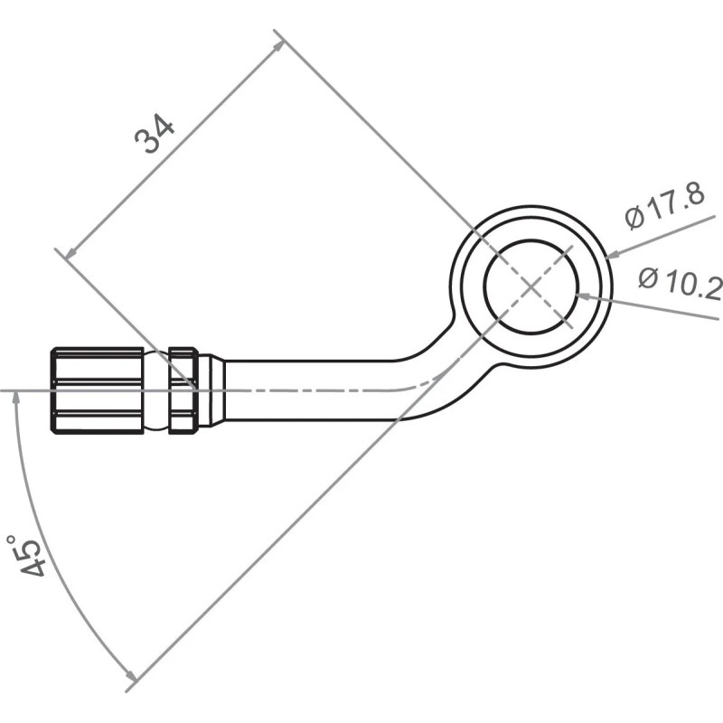 TRW Varioflex banjo coupling for Motocross