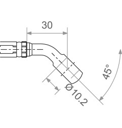 TRW Varioflex banjo coupling for Motocross