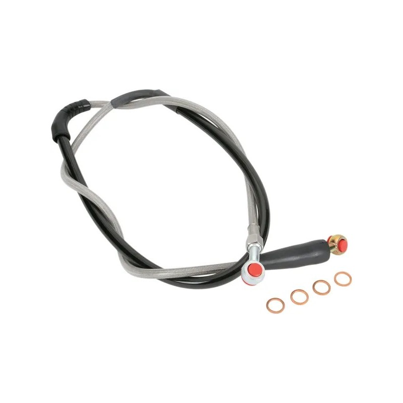 Durite de frein tressée en acier inoxydable pour Honda CR 125 R, CR 250, CR 500 de 1995 à 2007 Durite de frein tressée en acier inoxydable pour Honda CR 125 R, CR 250, CR 500 de 1995 à 2007