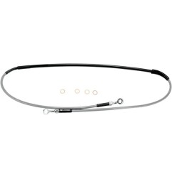 Stainless steel braided brake hose for KAWASAKI, SUZUKI KX 250, KX 450, RM 125, RM 250, RMX 450 from 2004, 2005, 2006